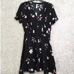 American Rag Floral Print Mini Dress S